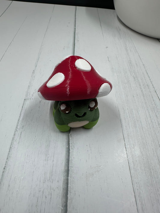 Frog And Mushroom 3D Printed Clicker - Random Color