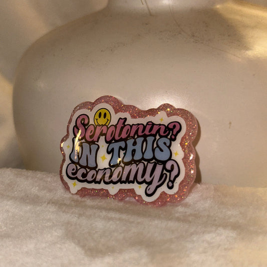 Serotonin Badge Reel / Pop socket Topper