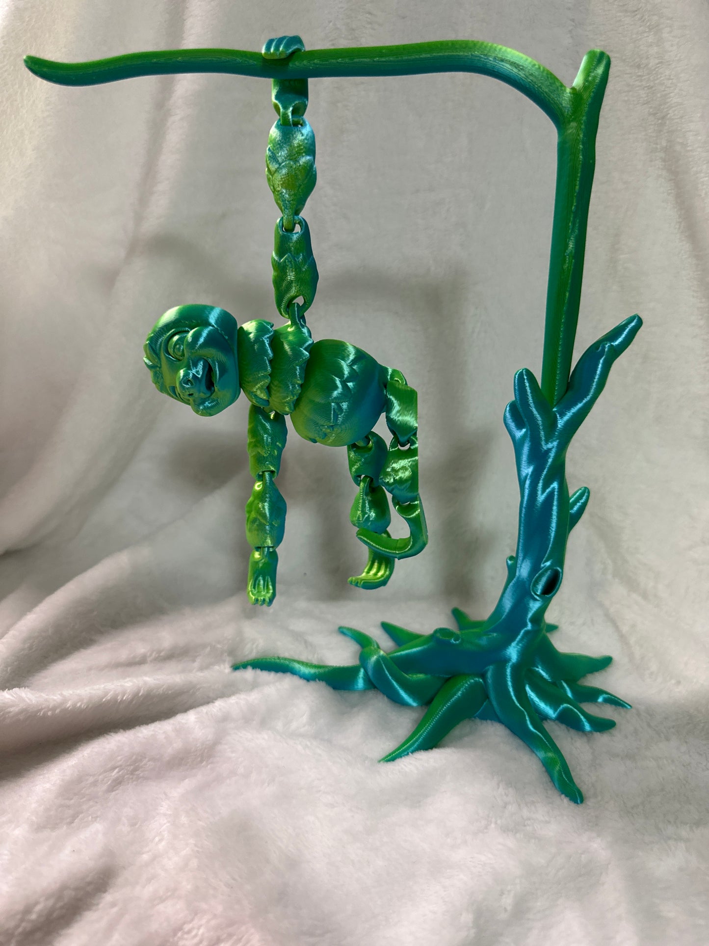 Sloth With Tree 3D Print - Random Color