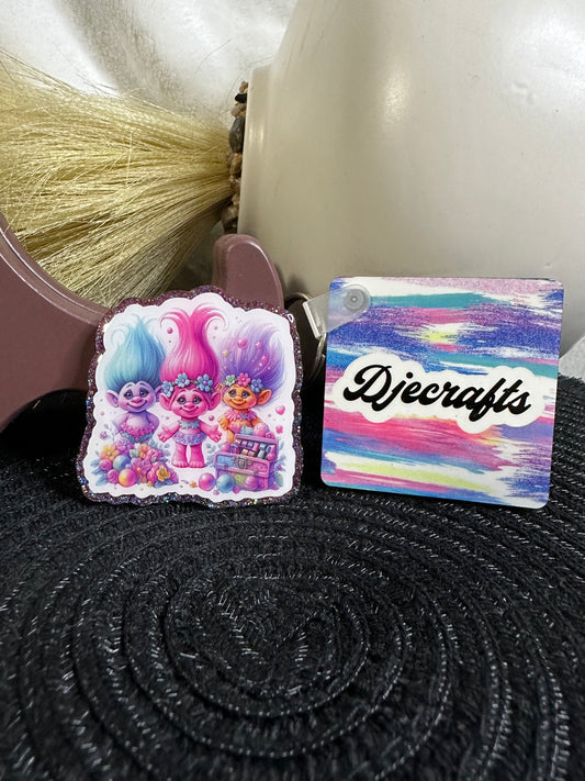 Trolls Badge Reel / Popsocket Topper