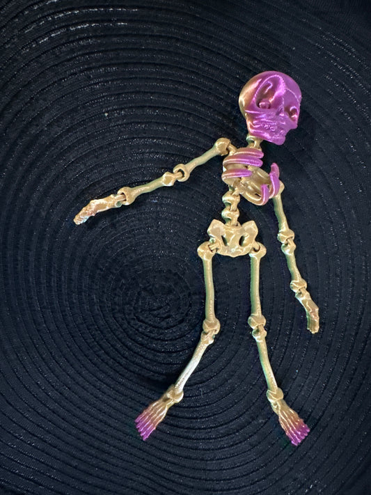 Small Skeleton 3D Print - Random Color