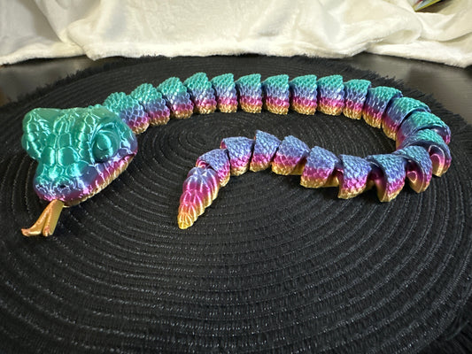 Rattlesnake 3D Print - Random Color
