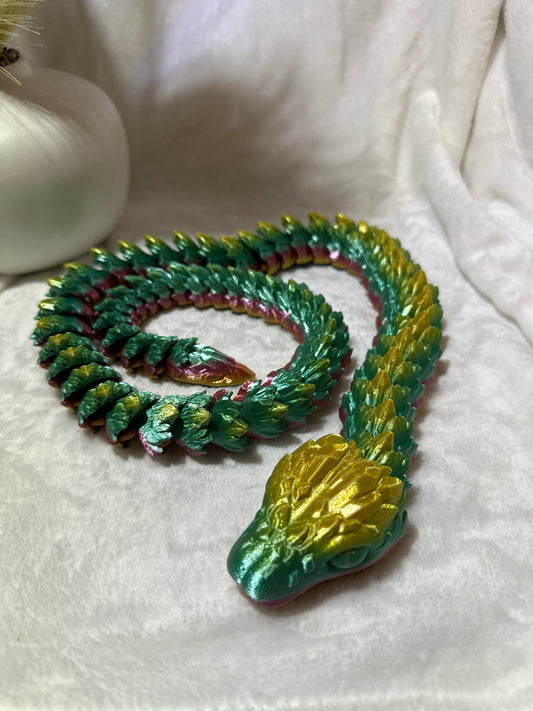 Crystal Snake 3D Print - Random Color