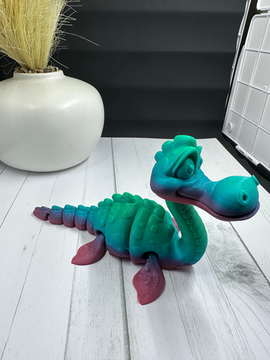 Lochness Monster Short Body 3D Print - Random Color -51