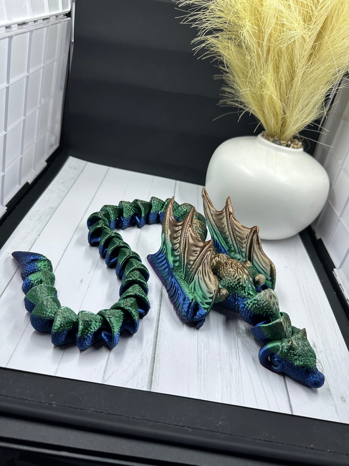 Shoulder Drape Wyrm 3D Print - Random Color - 58