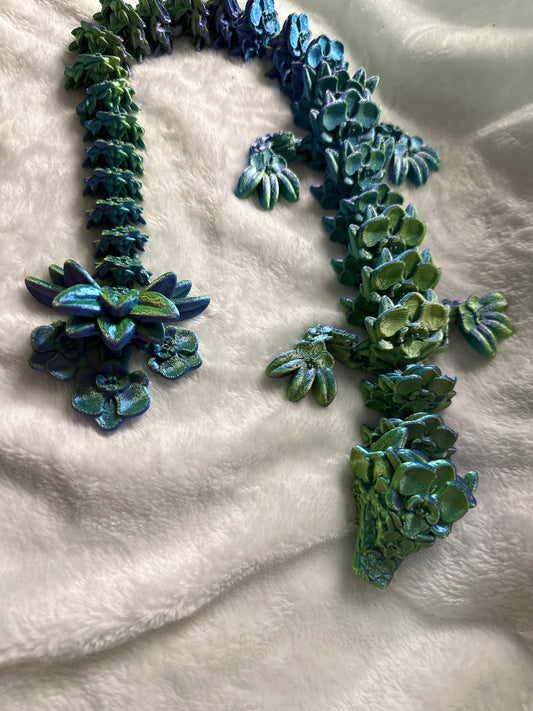 Orchid Short Leave Dragon 3D Print - Random Color