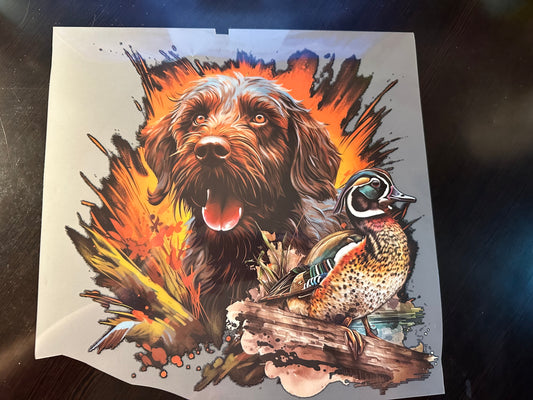 Duck And Lab Full Color Adult T-Shirt