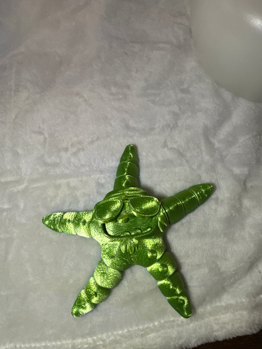 Biker Starfish 3D Print - Random Color
