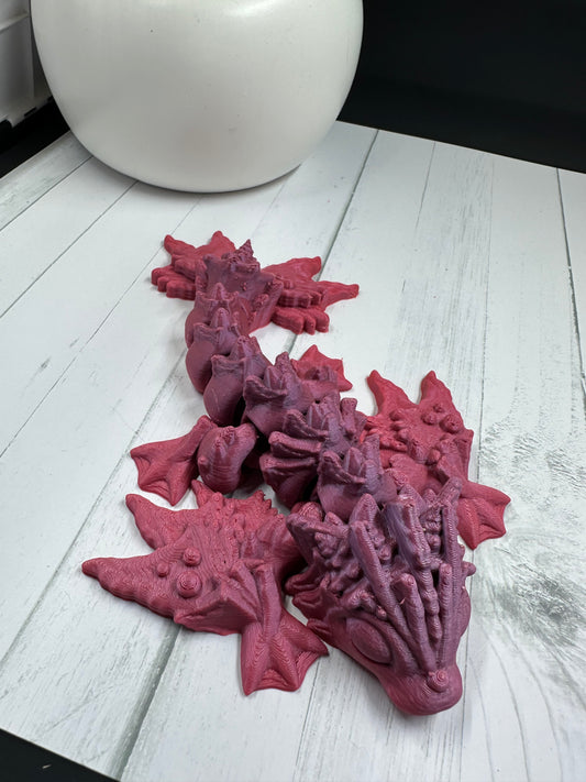 Baby Ocean Wyvern 3D Print - Random Color -51
