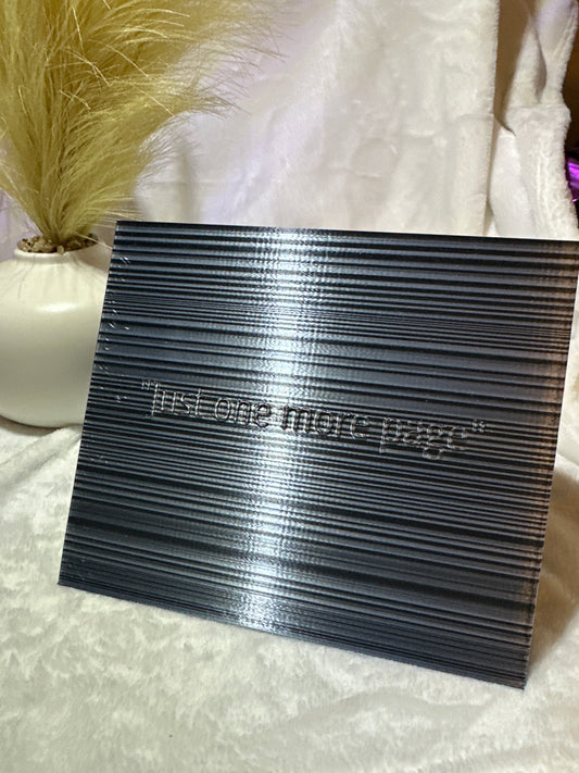 One More Page Book Holder 3D Print - Random Color