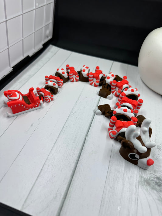 Reindeer Dragon 3D Print - Random Color -Mac