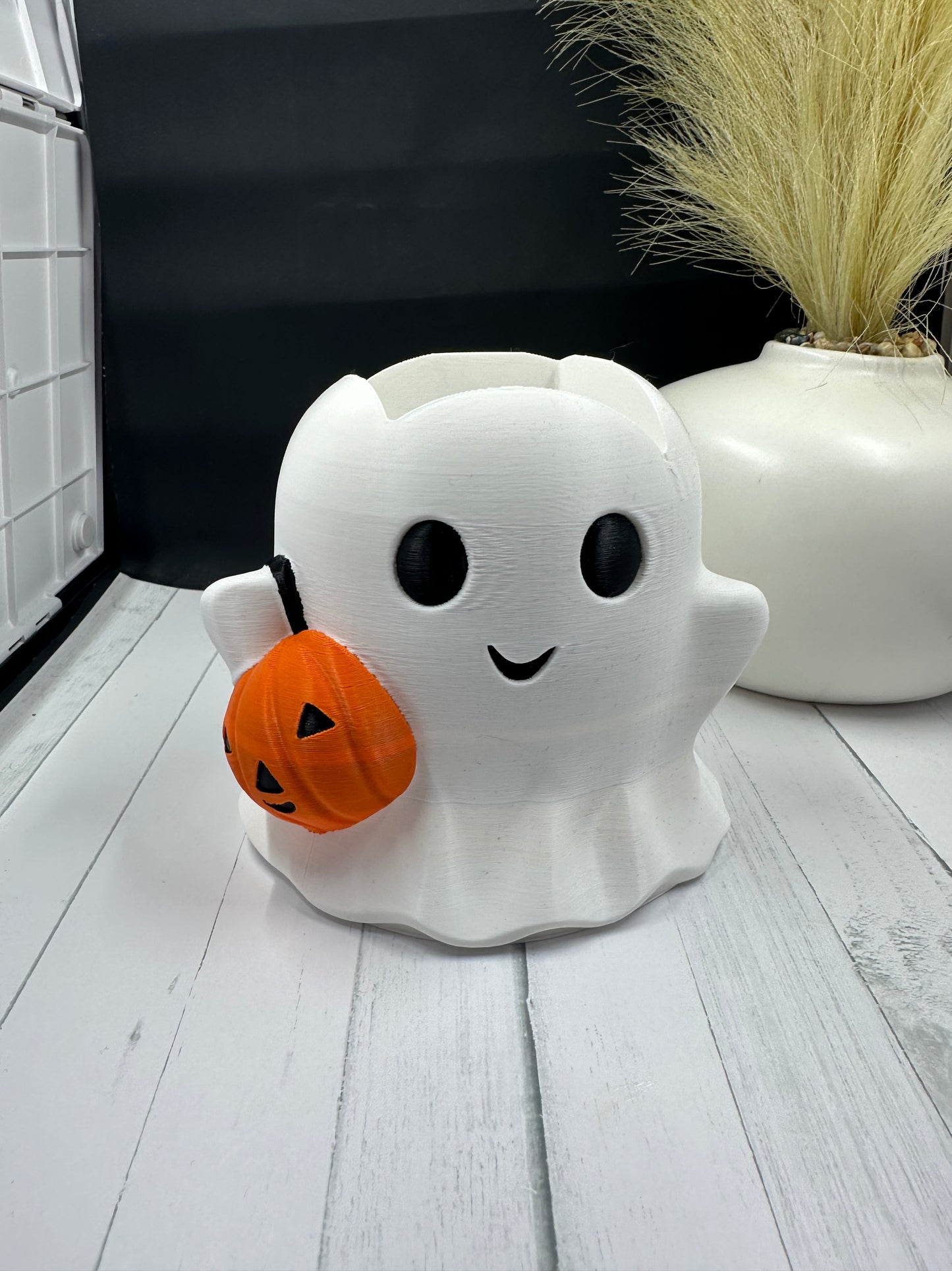 Ghost With Pumpkin Bath & Body Works Soap Holder 3D Print - Random Color -Mc
