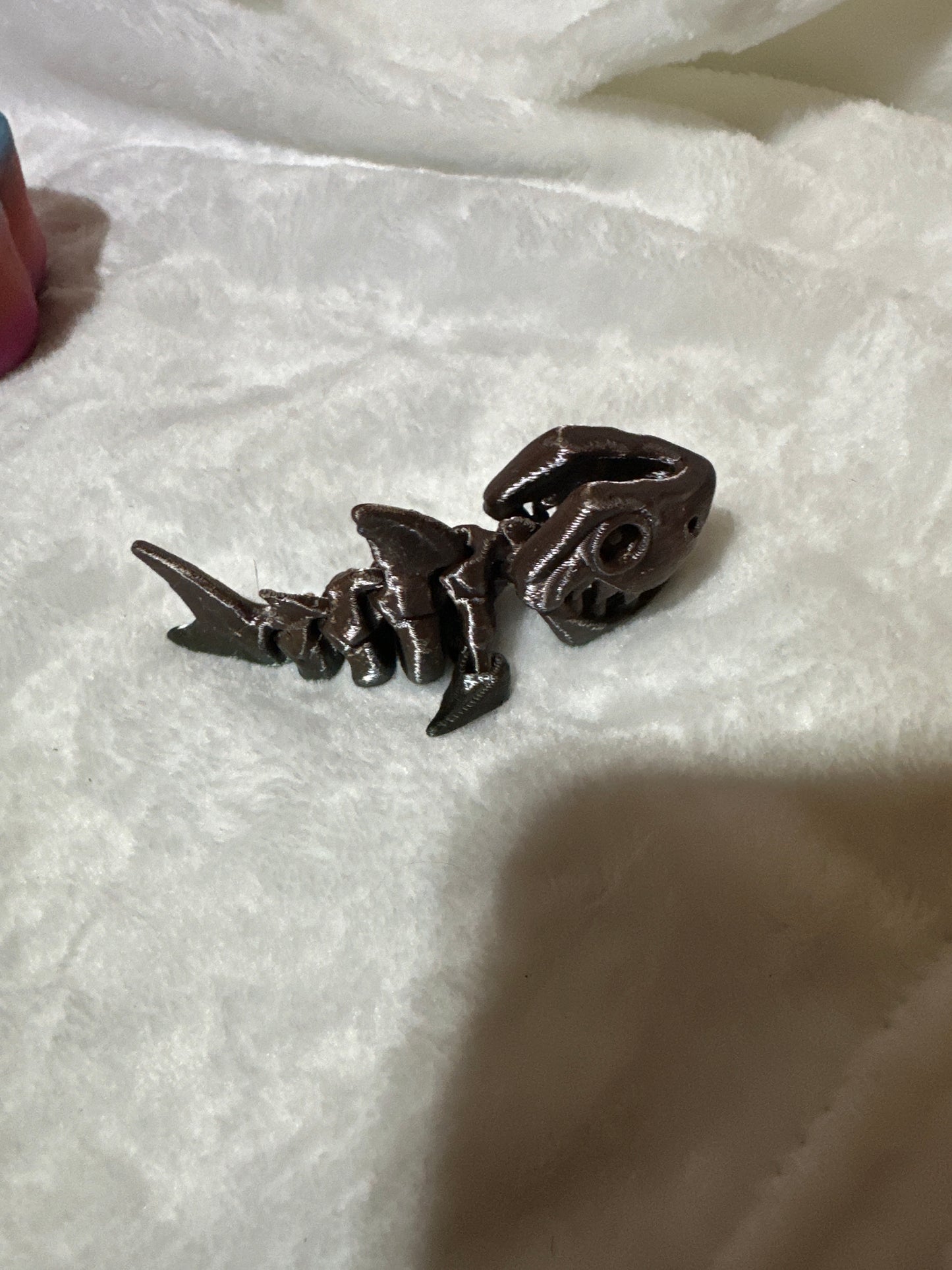 Mini Skeleton Shark 3D Print - Random Color