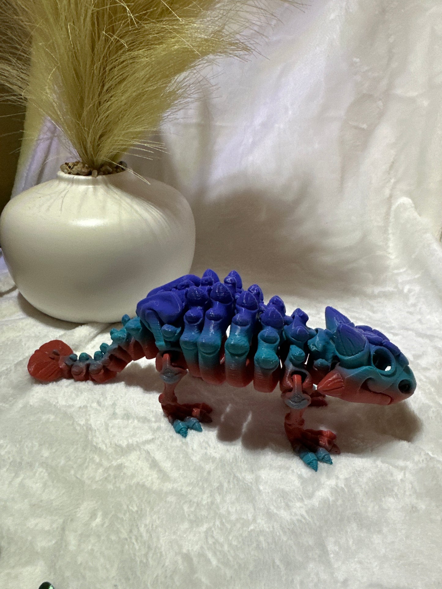 Skeleton Ankylosaurus 3D Print - Random Color