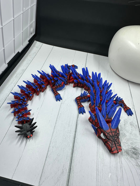 Spiderman Dragon 3D Print - Random Color -Mc