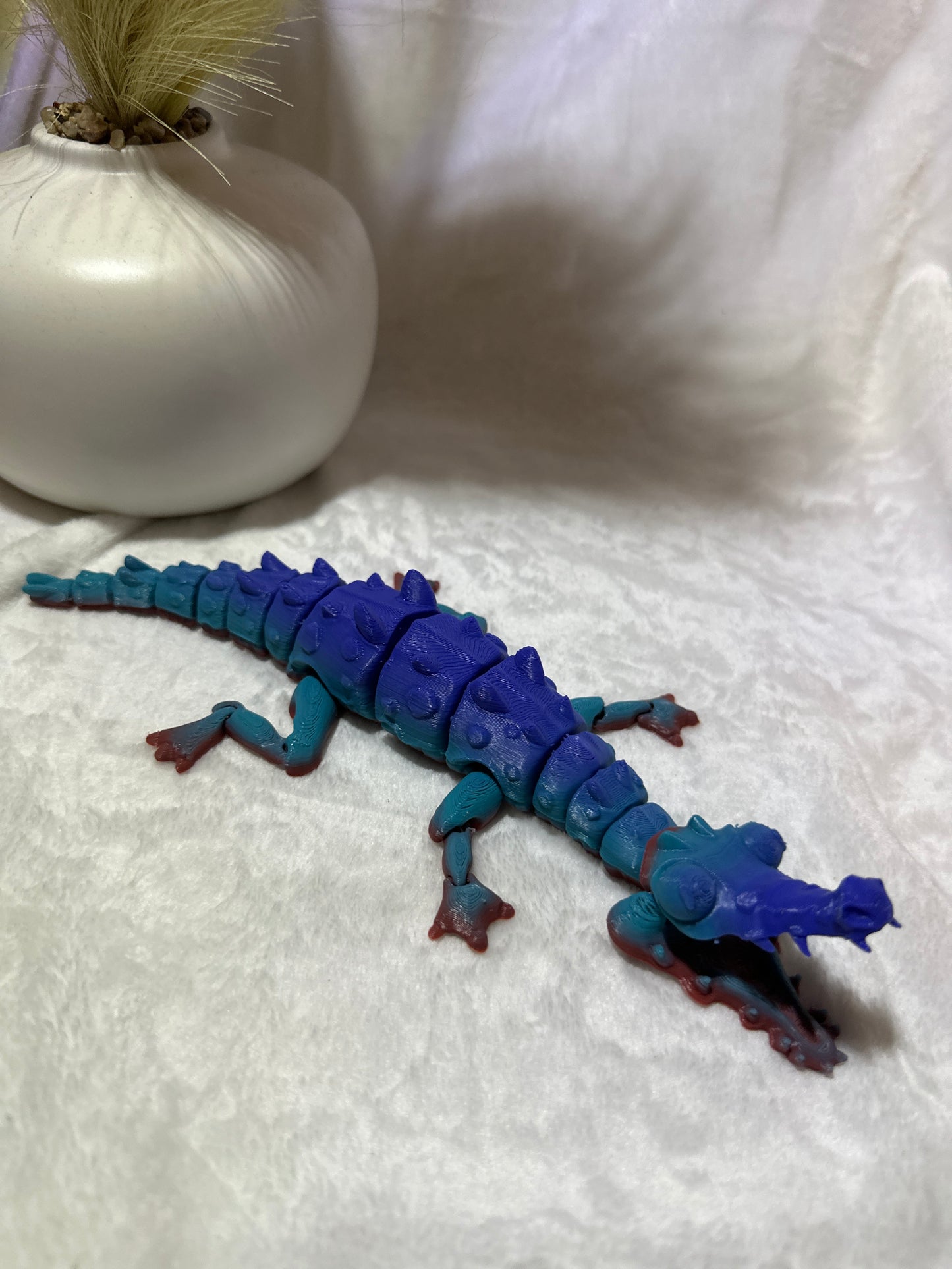 Twisted Crocodile 3D Print - Random Color