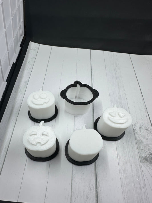 Jack O Lantern Set Cake Pop Cutter 3D Print - Random Color -Mc