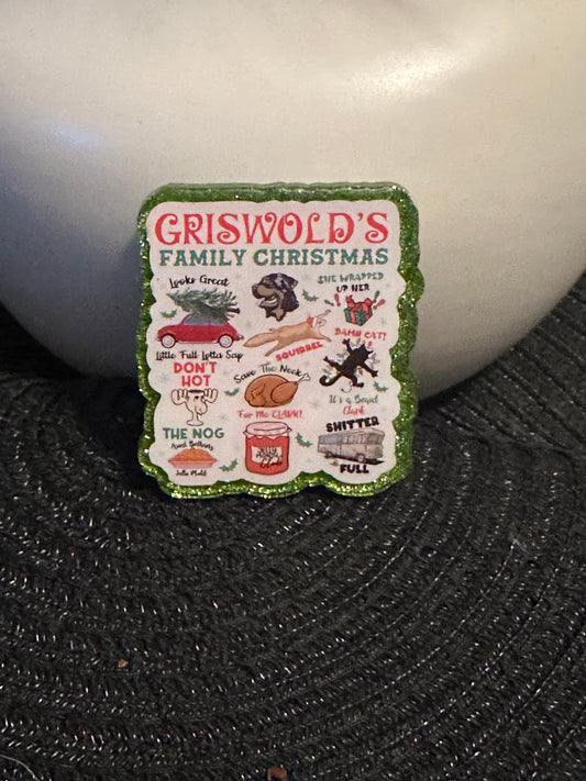 Griswold's Family Christmas Badge Reel / Pop socket Topper