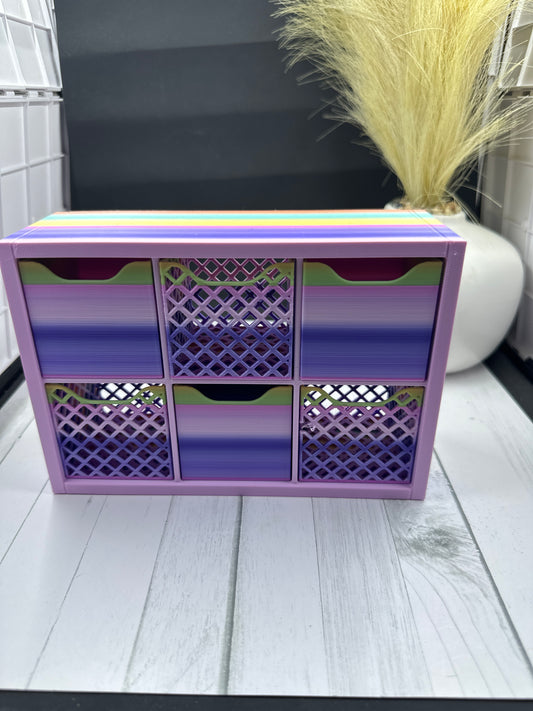 Rack and Bins 3D Print - Random Color -Mc