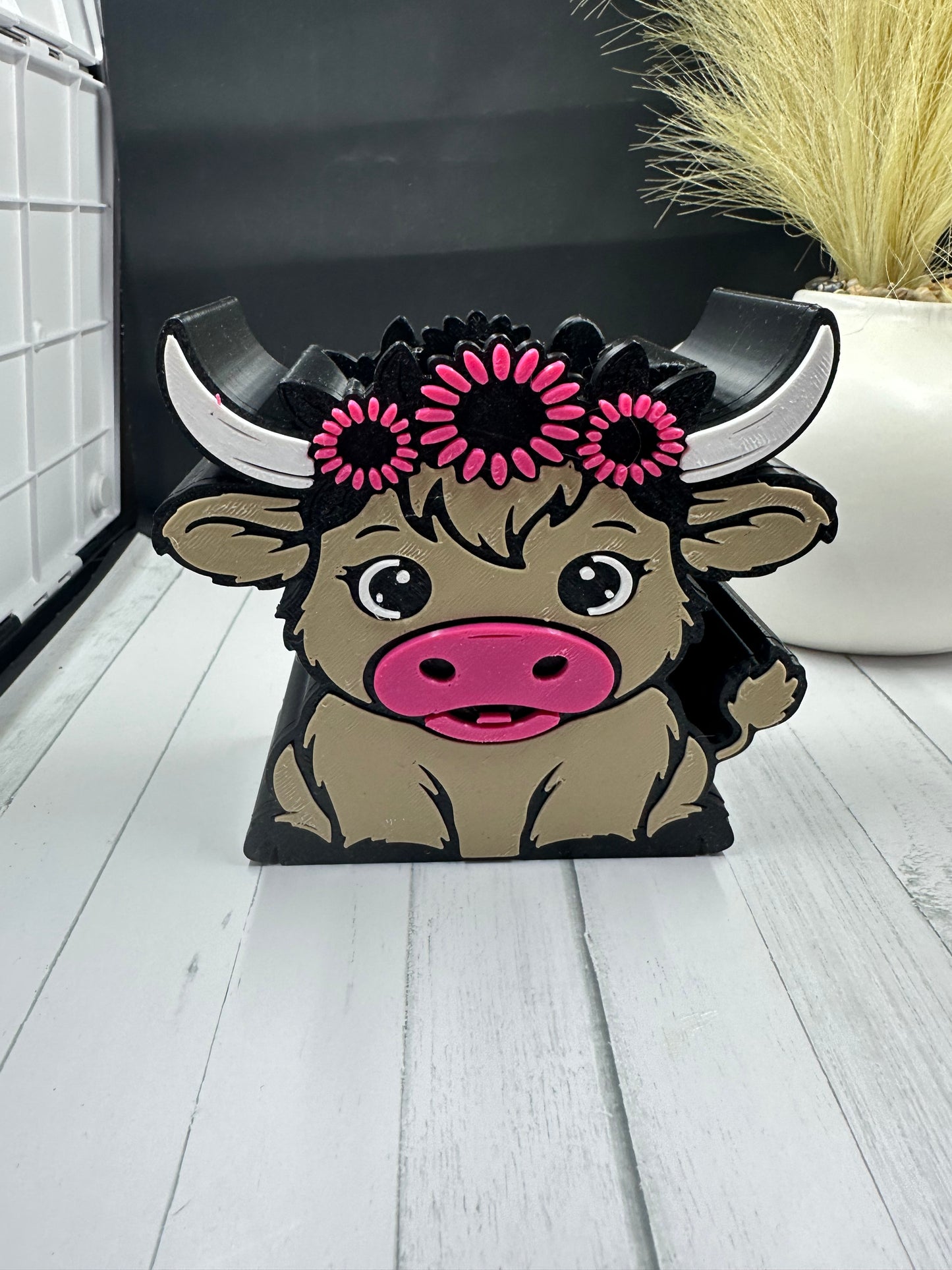 Highland Cow Bath & Body Works Soap Holder 3D Print - Random Color -Mc