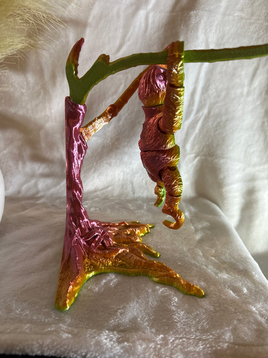 Sloth With Tree 3D Print - Random Color