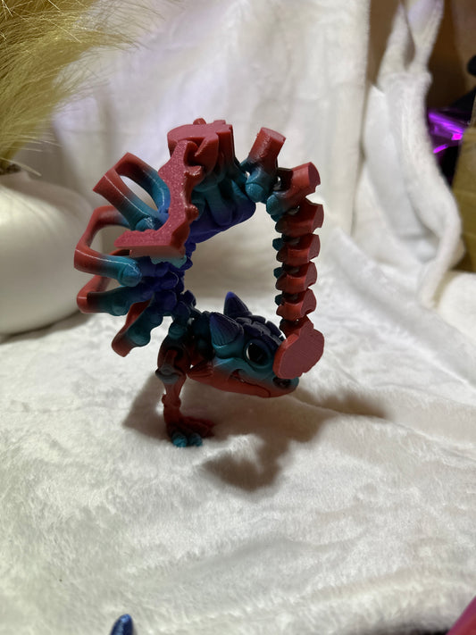 Skeleton Ankylosaurus 3D Print - Random Color