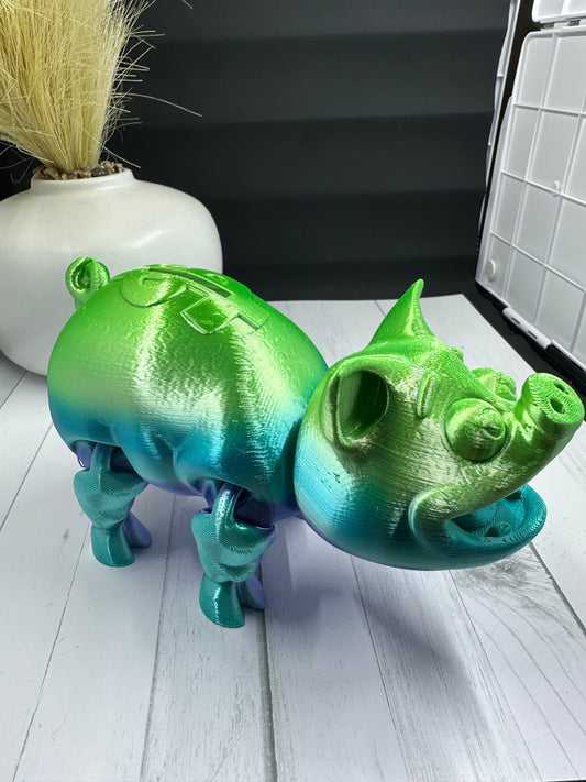 Piggy Bank With $ Sign 3D Print - Random Color- 50
