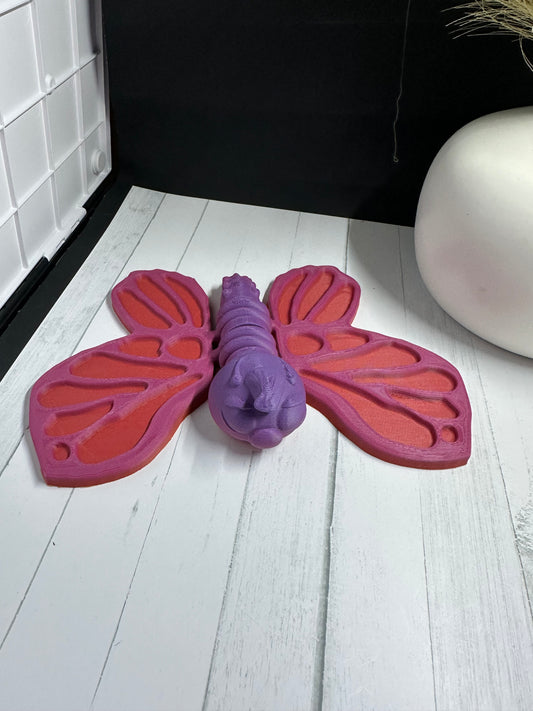 Butterfly 3D Print - Random Color -55