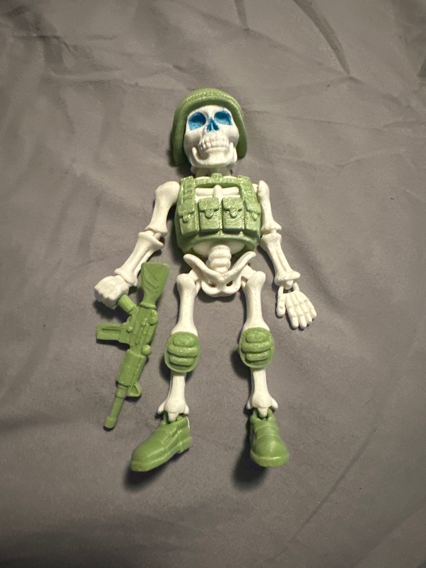 Skellie Soldier 3D Print - Random Color