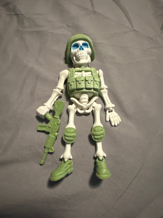 Skellie Soldier 3D Print - Random Color