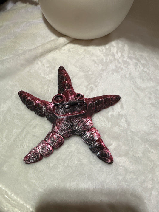 Tattooed Starfish 3D Print - Random Color