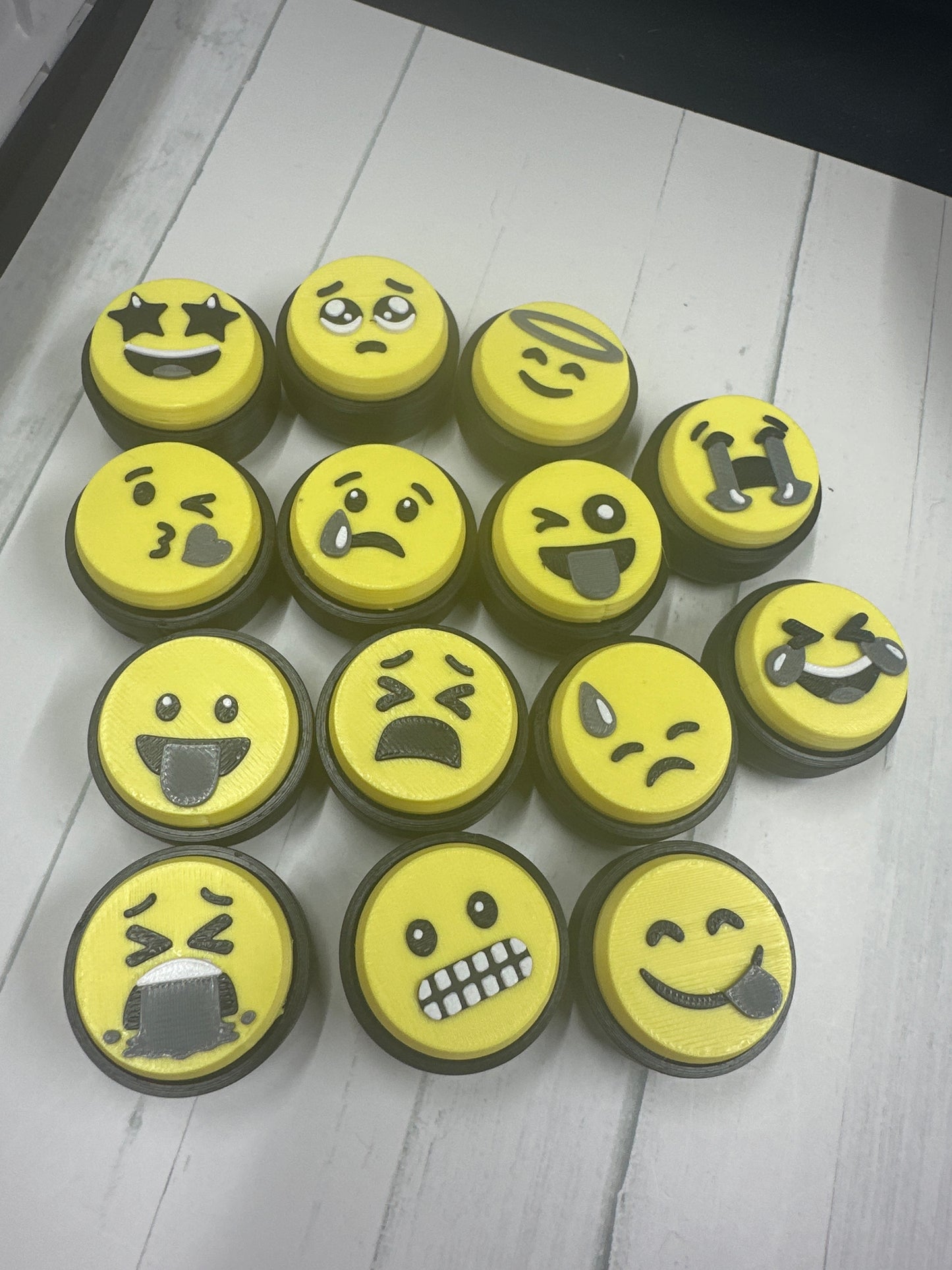 Emoji 3D Printed Clicker - Random Color