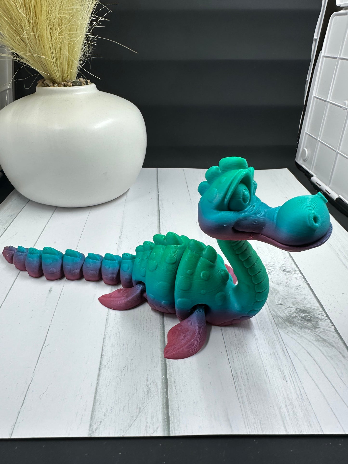 Lochness Monster Long Body 3D Print - Random Color -51