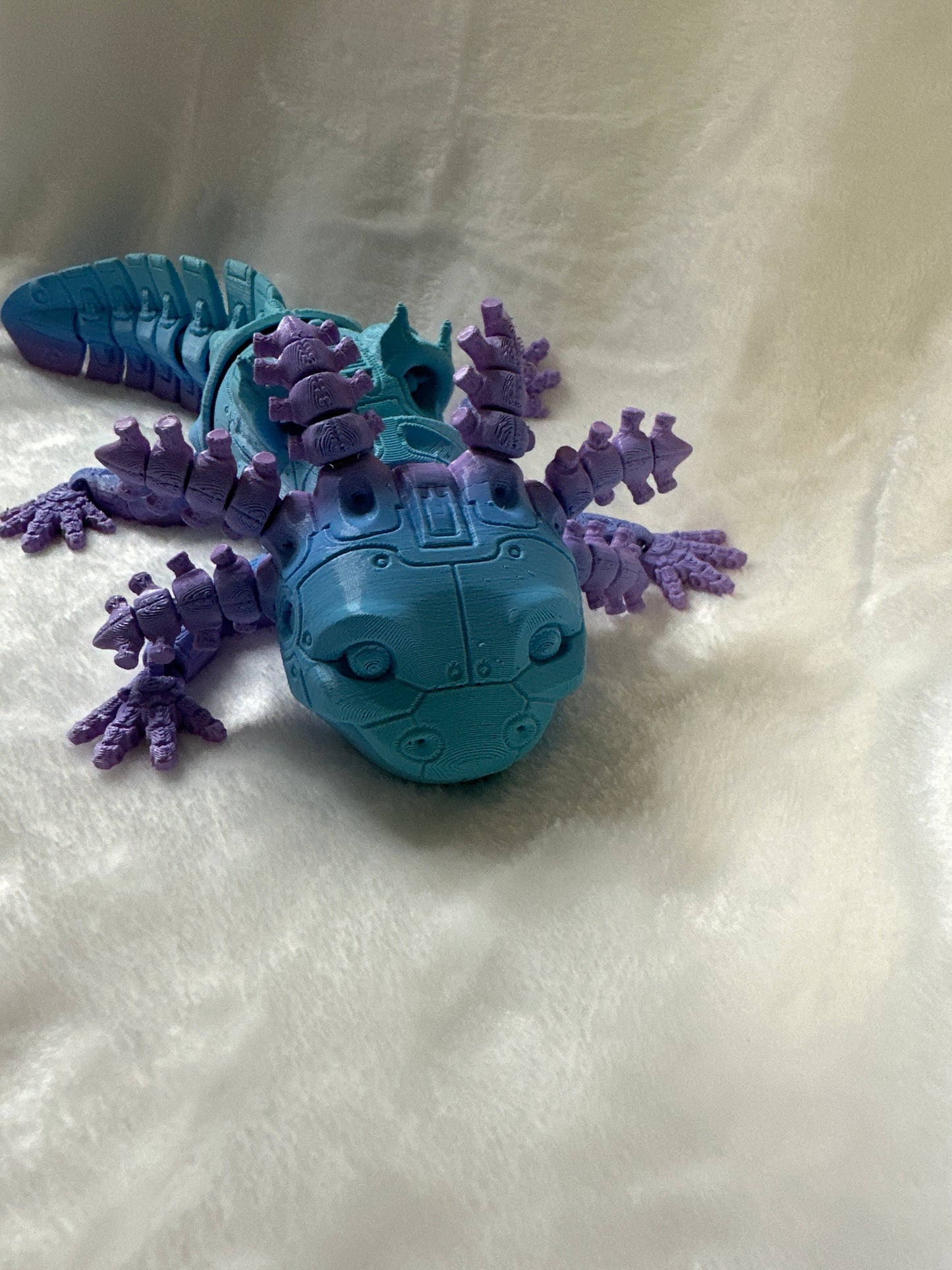 Robot Axolotl 3D Print - Random Color