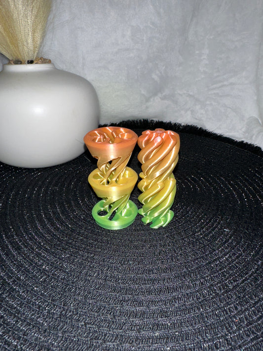 Round Helix Twist 3D Print - Random Color