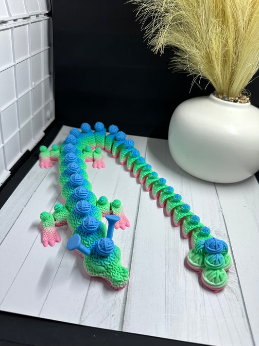 Crochet Dragon 3D Print - Random Color -26