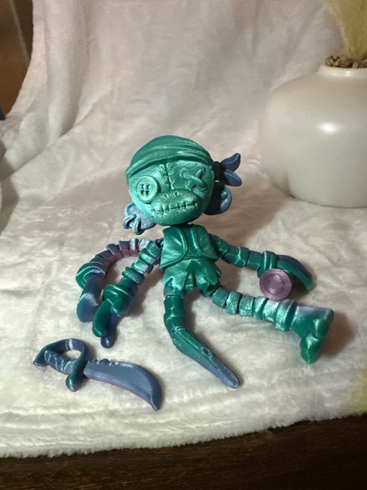 Pirate Monkey 3D Print - Random Color
