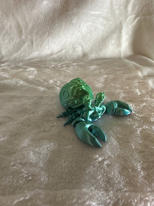Tattooed Hermit Crab 3D Print - Random Color