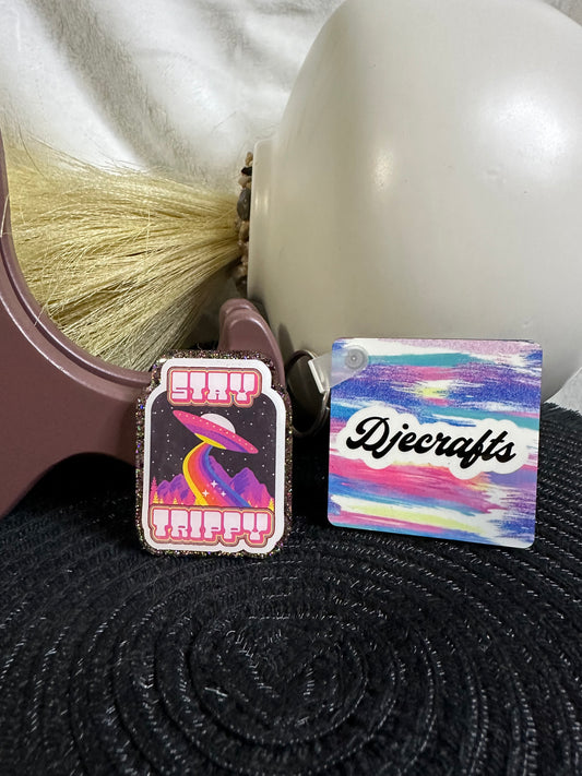 Stay Trippy Badge Reel / Popsocket Topper