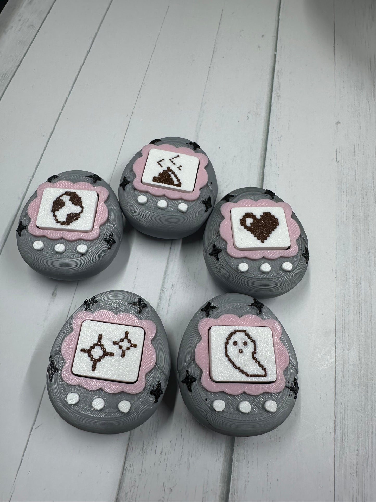 Grey Star V-Pet 3D Printed Clicker - Random Color