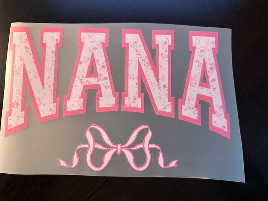 Pink Nana Adult T-Shirt