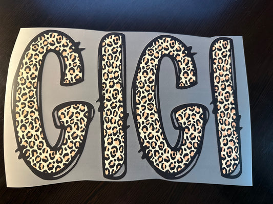 Cheetah Gigi Adult T-Shirt