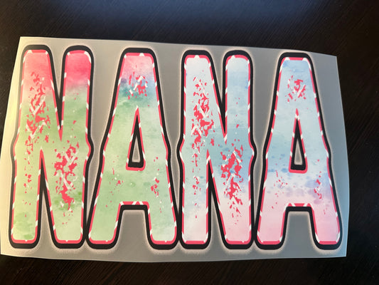 Distressed Nana Adult T-Shirt