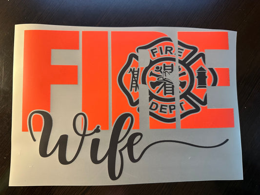 Fire Wife Adult T-Shirt