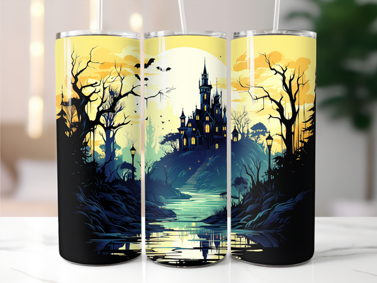 Haunted House 20 Ounce Sublimation Tumbler