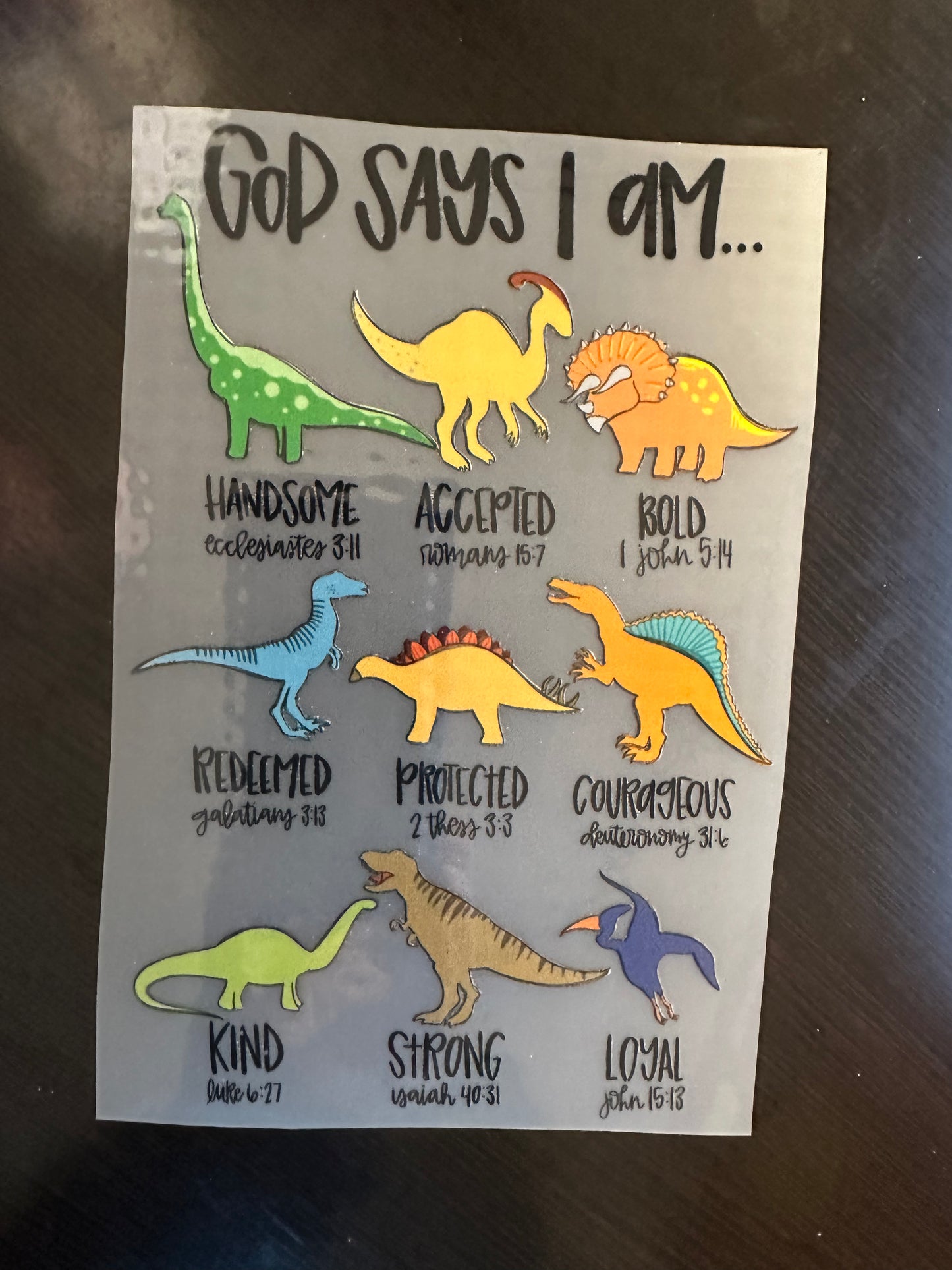 God Says I AM... Dinos Youth T-Shirt