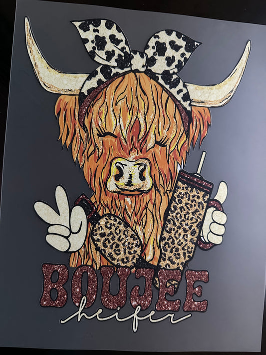 Boujee Heifer Adult T-Shirt