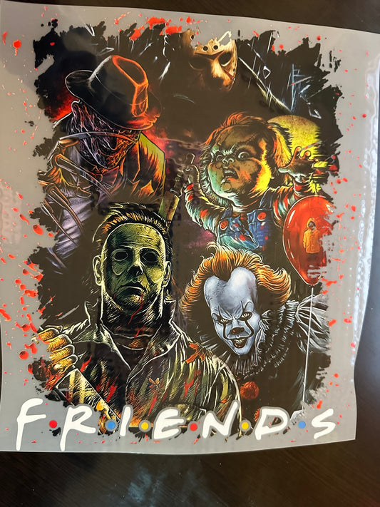 Horror Friends Adult T-Shirt