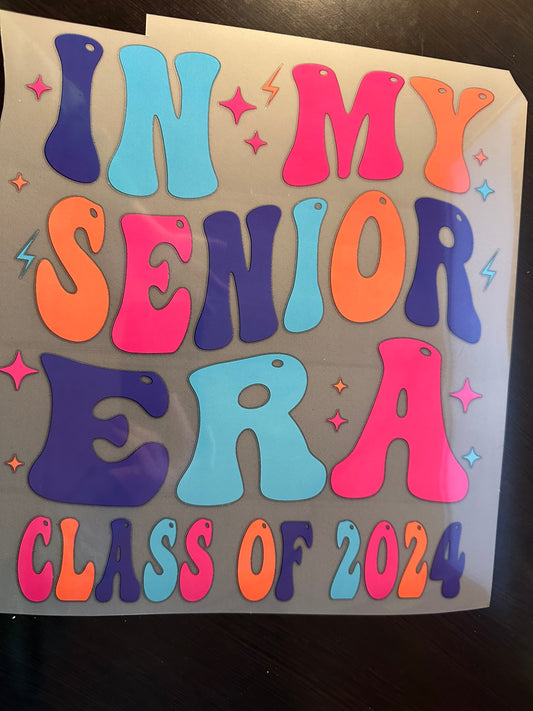 In My Senior Era Class Of 2024 Adult T-Shirt
