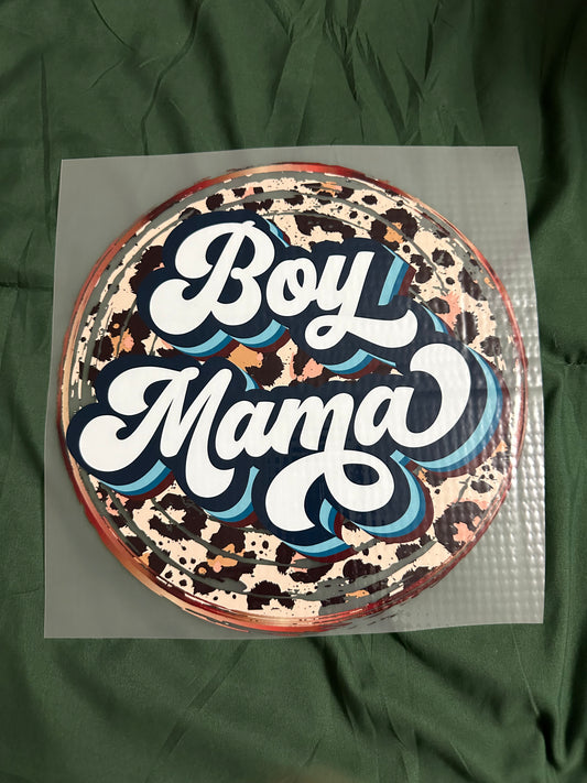 Boy Mama Circle Adult T-Shirt